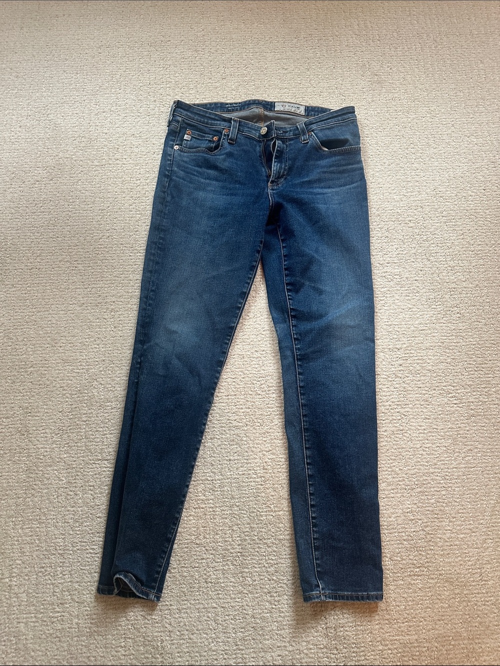 AGOLDE Classic Dark Blue Women's ankle jeans